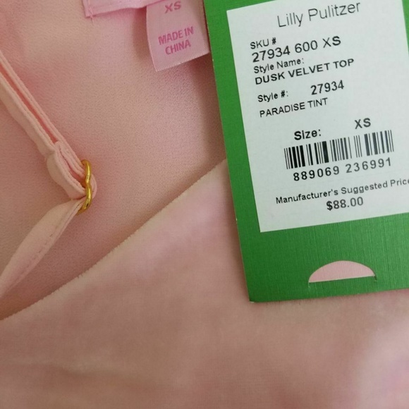 NWT Lilly Pulitzer Dusk Top - Picture 3 of 4
